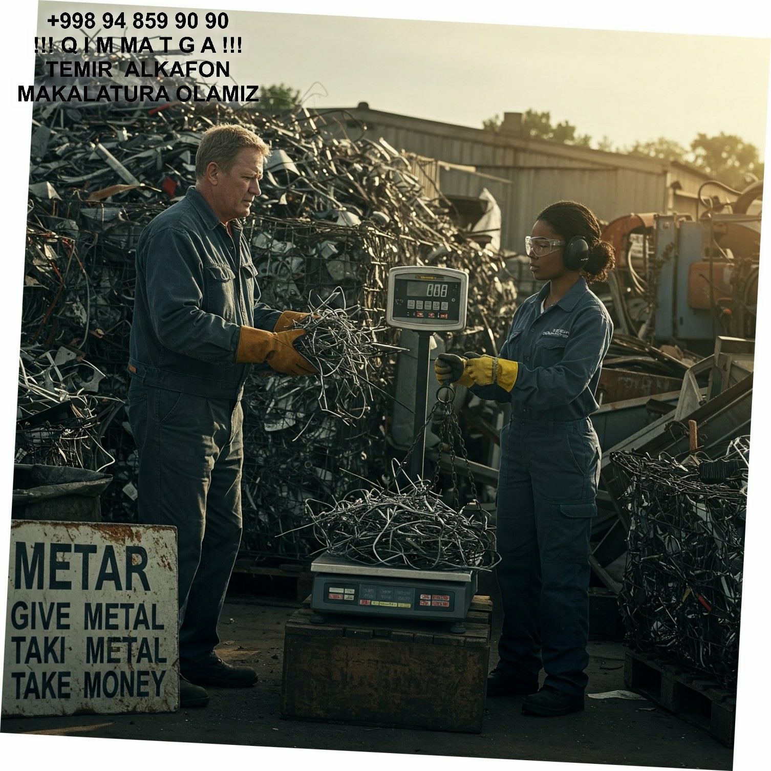 Metallolom qabul qilish Oqqorgon